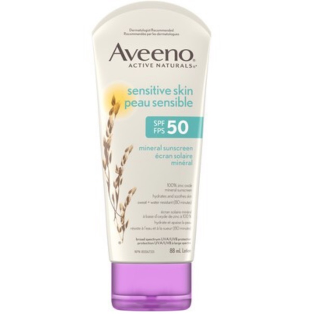 Aveeno Active Natural Sensitive Skin SPF 50